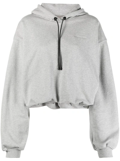 The Mannei Bushra Crew-neck Cotton Sweatshirt In Grey