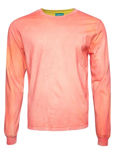 Notsonormal Splashed Long Sleeve T-shirt In Pink