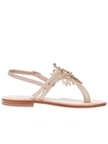 PAOLA FIORENZA TUCHESE CORAL AND ROPE FLIP FLOPS