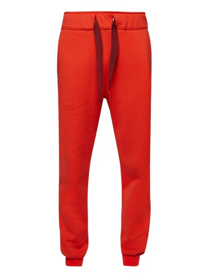 Lanvin Lace Curb Trousers In Red