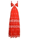 Johanna Ortiz Cotton Maxi Dress In Red