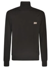 DOLCE & GABBANA DG ESSENTIALS ROLL-NECK WOOL JUMPER