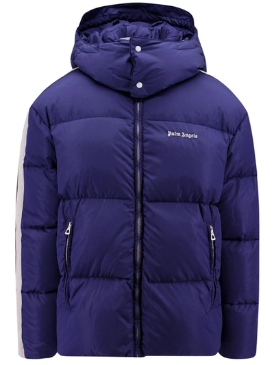 Palm Angels Jacket In Blue