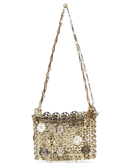 Paco Rabanne Golden Mini Shoulder Bag