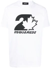 Dsquared2 Logo-print Cotton T-shirt In White