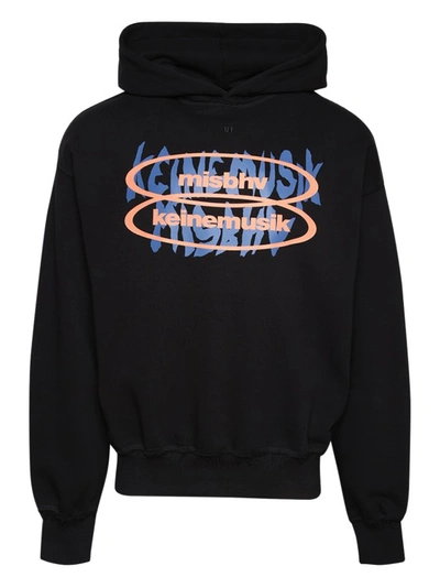 Misbhv X Keinemusik Logo-print Cotton Hoodie In Black