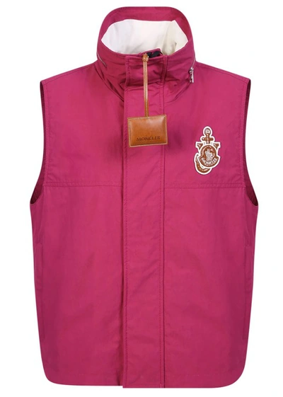 MONCLER GENIUS MONCLER GENIUS PINK PADDED GILET