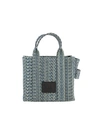 MARC JACOBS THE MICRO TOTE - COTTON - BLUE