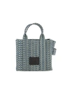 Marc Jacobs The Micro Tote - Cotton - Blue In Blue