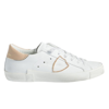 PHILIPPE MODEL TWO-TONE LEATHER SNEAKERS
