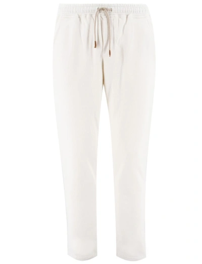 Eleventy White Jogger Trousers