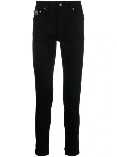 Versace Jeans Couture Men's Cotton Stretch Jeans In Black