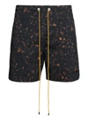Rhude Black Tortoise Swim Shorts In Black