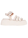Agl Attilio Giusti Leombruni Strap-design Platform Sandals In Neutrals