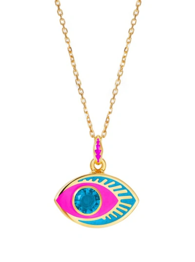 Nevernot Life In Colour Eye Pendant Necklace In Not Applicable