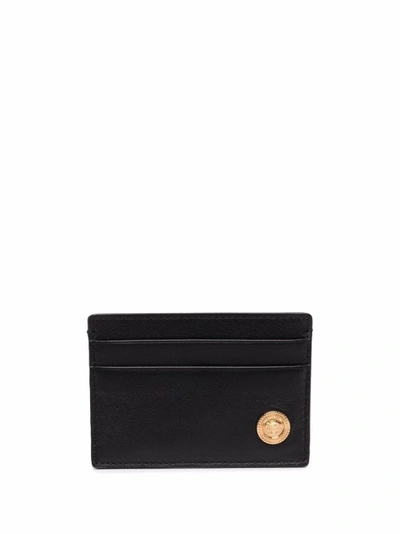 Versace Black Viscose Wallet