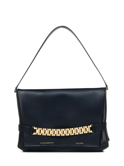 Victoria Beckham Black Leather Clutch Bag