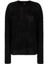 ETRO BLACK WOOL SWEATER