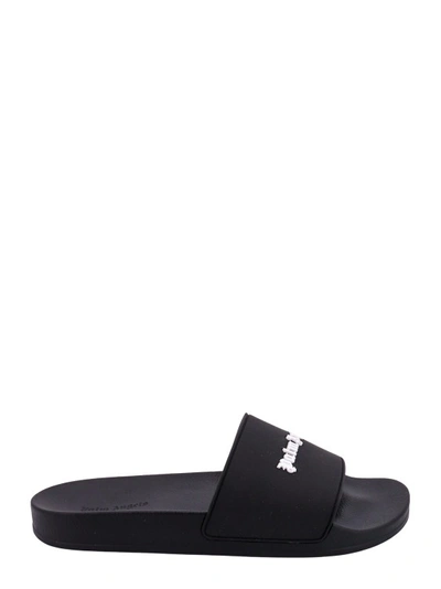 Palm Angels Black Rubber Slide