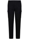 Dsquared2 Black Cigarette Trousers Stretch Virgin Wool