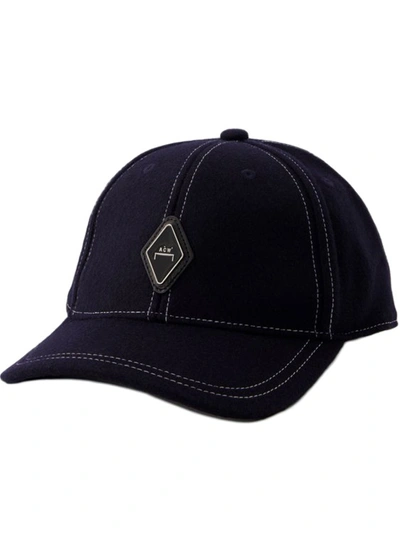 A-cold-wall* Navy Diamond Cap In Blue