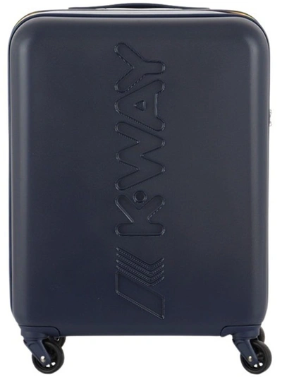 K-way Small Trolley With Maxi Logo In Blue