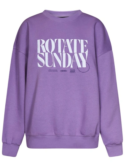 Rotate Birger Christensen Rotate Sweatshirt In Purple