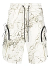 A-COLD-WALL* MARBLE PRINT SHORTS