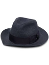 Borsalino Man Hat Midnight Blue Size 7 Hemp