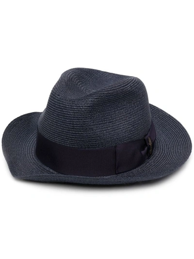 Borsalino Man Hat Midnight Blue Size 7 Hemp