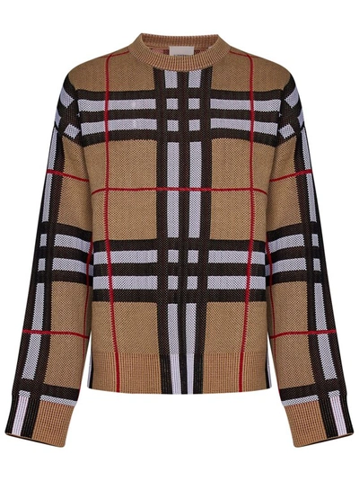 BURBERRY TECHNICAL COTTON SWEATER