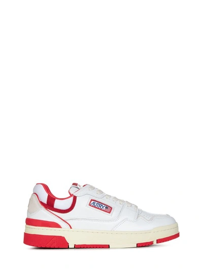 Autry White Leather Low-top Sneakers
