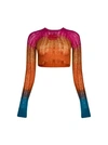 ETRO CABLE-KNIT CROPPED SWEATER