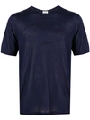 Saint Laurent Monogram T-shirt In Blue