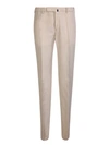 INCOTEX GREY TAILORED AESTHETIC TROUSERS