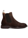 Doucal's Dark Brown Suede Ankle Boot In Brown