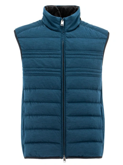 Brioni Gilet In Blue