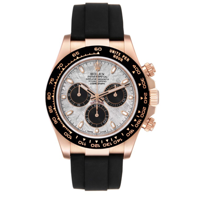 Rolex Cosmograph Daytona Meteorite Dial Everose Gold Mens Watch 116515 Box Card In Not Applicable