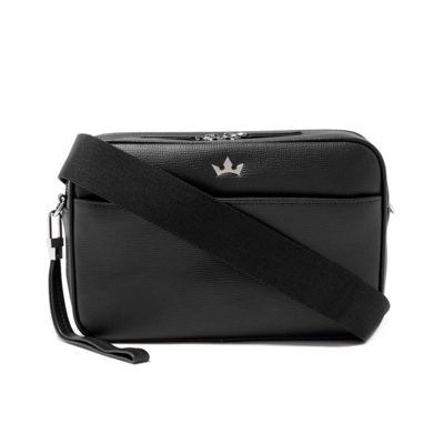 Roderer Award 5-in-1 Messenger Bag - Italian Leather Black