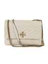 Tory Burch Kira Chevron-quilted Convertible Shoulder Bag In Neutrals