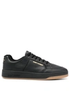 SAINT LAURENT SL/61 LEATHER SNEAKERS WITH PERFORATIONS