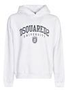 DSQUARED2 UNIVERSITY PRINT DRAWSTRING HOODIE