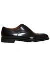 DOUCAL'S OXFORD LACE-UP IN BLACK LEATHER