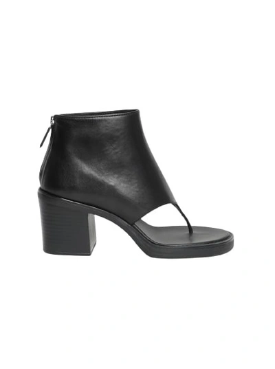 Miu Miu Heeled Sandal Boot In Black