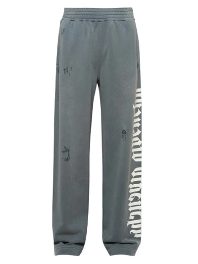 Givenchy Classic Sweatpants With Holes In Military Blue