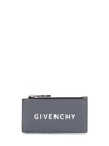 GIVENCHY GREY LEATHER WALLET