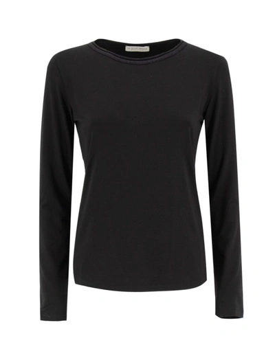 Le Tricot Perugia Sweater In Black