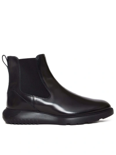 Hogan H600 Chelsea Boots In Black