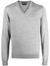TOM FORD GREY WOOL SWEATERS