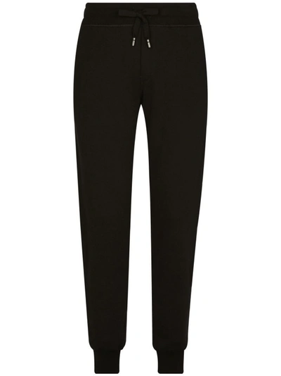 Dolce & Gabbana Black Drawstring Waist Trousers